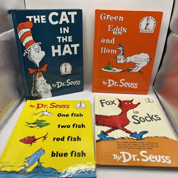 Set Of Four Dr. Seuss Hardcover Books - Picture 1 of 5